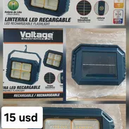 Lámparas solares marca Voltage // panel solar - Img 55930701