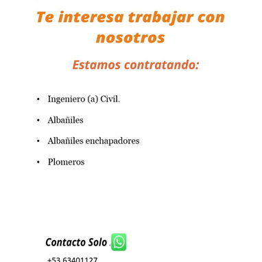 Contratación laboral Construcción - 3/3