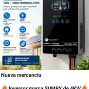 Kid solar Inversor Solar Must de 6 kw, batería de 15 kw Sako, con 6 paneles bifaciales de 595 ww - Img 57834066