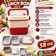 LONCHERA LUNCH BOX 661-8, FACTURA A SU NOMBRE. VARIEDAD DE ÚTILES DEL HOGAR, ELECTRODOMÉSTICOS, TECNOLOGÍA, ETC - Img 57865314