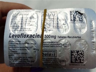 Levofloxacina 500mg (blíster de 10) importado 52598572 - Img main-image
