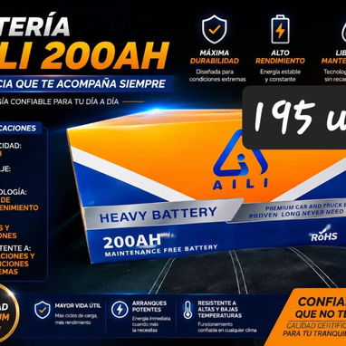 Baterías de 12v y 65 , 75 y 200AMP - 3/5