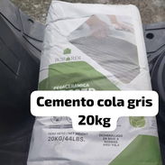 Cemento cola gris de 20 kg maxima calidad - Img 53510678