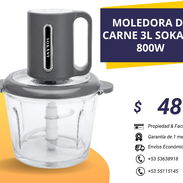 Moledora de carne Sokany 3L 800W de potencia - Img 57354229