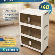 CAJA DE ALMACENAMIENTO PLEGABLE DE 3 CAPAS - Img 56111560