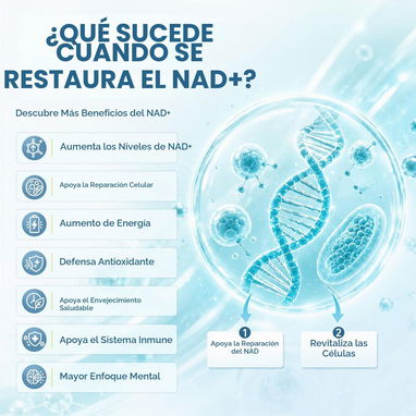 NAD+ Complejo 10 en 1 1000mg (Green Pigeons · 120 cápsulas) - 9/9
