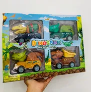 Set de cuatro carros de dinosaurios - Img 50535486