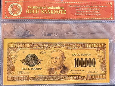 Billetes GOLD BANKNOTE - Img main-image