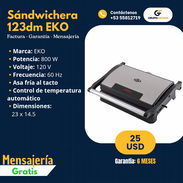 SANDWICHERA / TOSTADORA / PLANCHA EKO - Img 56049469
