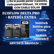 Ecoflow delta pro 3600wh pico 7200w con batería extra y panel - Img 56879928