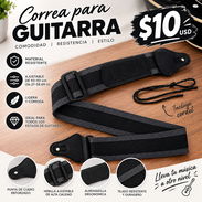 Correa de guitarra eléctrica o acústica o bajó para instrumentos - Img 58177393