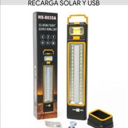 LÁMPARA RECARGABLE SOLAR Y USB - Img 55798459