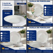 Set de Vajilla de Porcelana Blanco 16 piezas Marca EÒN (ko) - Img 53442407