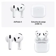 Airpods 4ta generación sin cancelación de ruido sellados en caja - Img 47115894