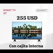 Smart TV Desmatt 43"con cajita interna  garantía 1 mes damos factura - Img 56123822