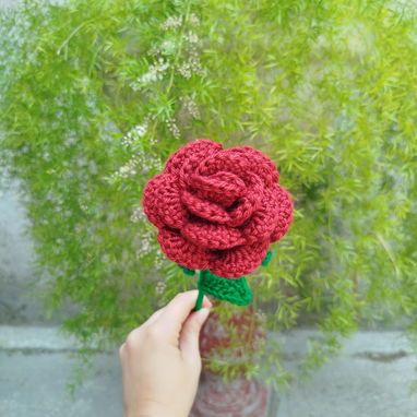 Ramos de flores artificiales tejidas a crochet - Img 120237995