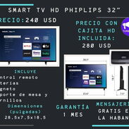 SMART TV PHILIPS 32"  CON CAJA DIGITAL INCLUIDA - Img 45728476
