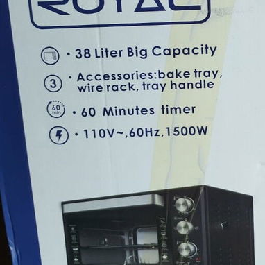 horno electrico de 38 litros royal - 2/2