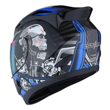 CASCO CERTIFICADO PARA MOTO 1STORM ¡Deportivo. Talla M - 3/3
