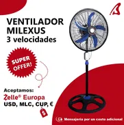 Excelente Ventilador Milexus Pedestal ‼️ 1MES GARANTÍA - Img 49863548