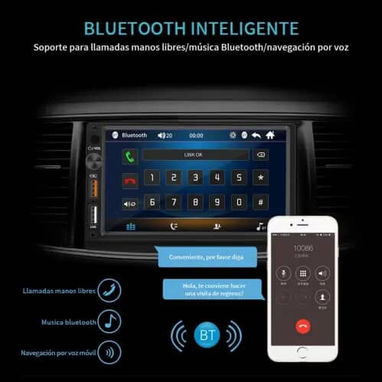 🚗 Pantalla Multimedia para Auto "Conecta y Viaja 7020" - 80 USD - Img 111180373