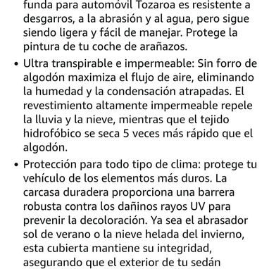 Funda impermeable para automóvil para todo tipo de clima, para exteriores - 3/4