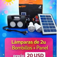 Lampara con 2 bombillos - Img 53745177