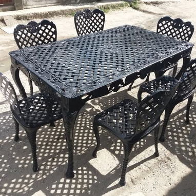 Mesa de 6 sillas para exteriores 🌞 envíos sin costo adicional en toda la Habana - Img 105792903