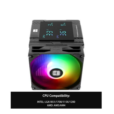 ❄️🖥️ Thermalright Peerless Assassin 120mm Digital ARGB - Enfriador de CPU Torre dual con 2 Ventiladores PWM 120mm⚡🌐 - 4/4