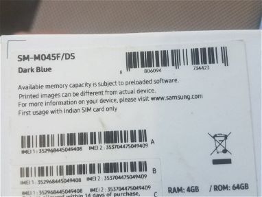 Samsung Galaxy M04 (4/64GB) Llamar 53574044 - Img 62431378