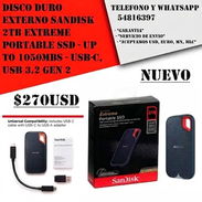 Disco duro SSD externo 2TB marca SANDISK - (270usd) WhatsApp: 54816397 - Img 56047740