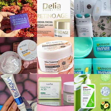 ✅ cremas faciales y corporales skincare de todo tipo mas de 50 modelos, arrugas, acne, hialuronico, manchas, melasma ✅ - 5/8