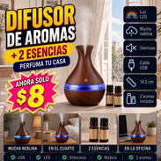 DIFUSOR DE AROMA | HUMIDIFICADOR USB | AROMATERAPIA | VELA | OLOR | ACEITES ESENCIALES | AROMATIZANTE | - Img 58280235