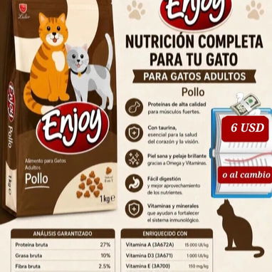 Excelente comida para gatos *Bolsa sellada 1kg ➡️Con Mensajería - 2/2