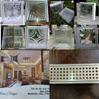 Bloques de Cristal Juegos de Baño Duchas Bases d Televisor Rejillas de Desagues - Img 121398856