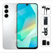 Teléfono Samsung Galaxy A16 4G A165M/DS Latin, 4Gb Ram, 128Gb Almacenamiento, Con Cover, Mica y Audífonos - Gris. - Img 55379733
