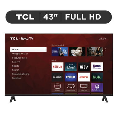 Smart TV 43 pulgadas marca TCL FULL HD Roku TV precio $285 USD Mensajeria Incluida Garantía y factura - Img 125113157
