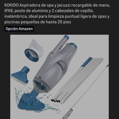 Kit de limpieza de piscina y robot de limpieza de piscina todo nuevo okm - Img 120372404