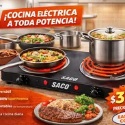 Cocina Electrica, 2 hornillas 🔥 - Img 57666930