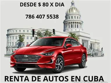 RENTA DE AUTOS EN CUBA EN TODAS LAS PROVINCIAS SEGURO INCLUIDO 786 407 5538 - Img main-image-45799047