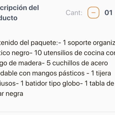 Set útiles de cocina 19 artículos por 25 USD 🐝 - 2/4