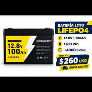 🛍️🛵🏘️LA TIENDITA EN CASA 🔋 BATERÍA DE LITIO ENERGYPORT 12.8V 100Ah (LiFePO4) - Img 58306326