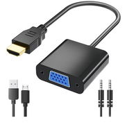 Adaptador HDMI a VGA chapado en oro (hombre a hembra) - Img 55799416