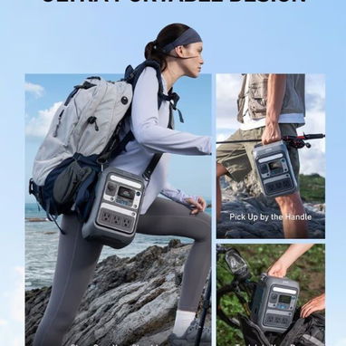 📞53884600.🎇 Anker SOLIX C300 288Wh + Panel Solar 60W🎇 Mensajería disponible.🚴 - 5/6