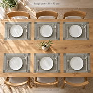 Doyles para mesa · 6 individuales 30×45 cm | Centro Habana 12 - Img 58264811