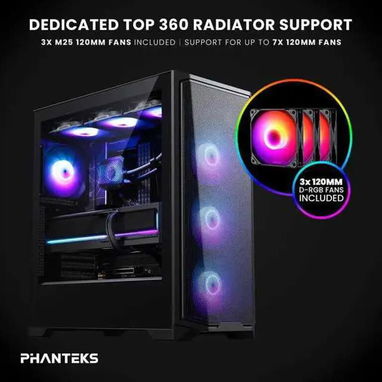 Chasis Phanteks Eclipse G370A Black - 3/6