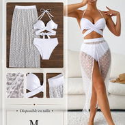 Bikini blanco con paredo largo - Img 55733332