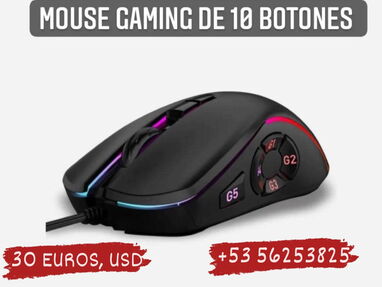 Oferta de buen mouse gamer de 10 botones - Img main-image