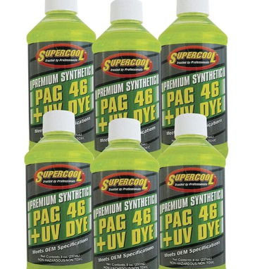 Aceite para compresor A/C de autos, tinte AV, detectar fugas, trazador, - 3/4