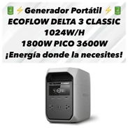 Ecoflow Delta 3 classic nueva🆕 en caja 💳 Acepto pago x targeta clasica 🔋 CAPACIDAD : 1024 Wh ⚙️ POTENCIA DE SALI - Img 55527822